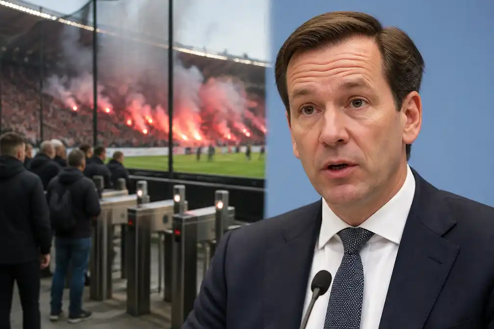 Van Weel: stadioncontrole moet beter na vuurwerk dat zeven gewonden maakte