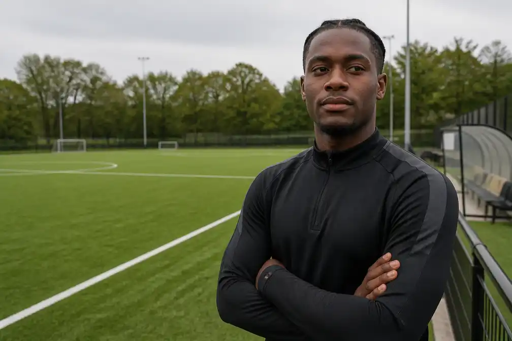 Alfred Oketayot (23) weer profvoetballer, jaar na vijfde klasse