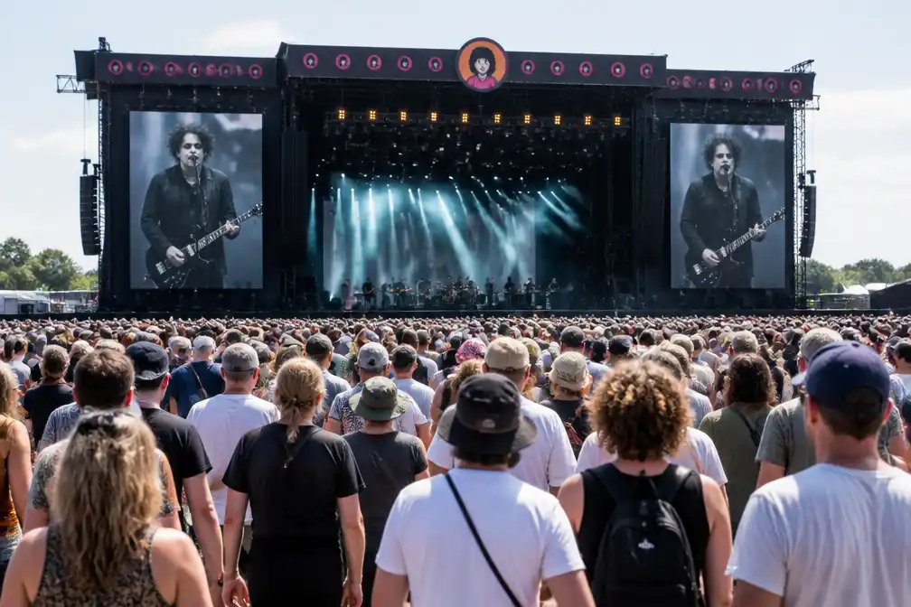 55e Pinkpop: The Cure schittert als headliner ondanks hitte en gematigde sfeer
