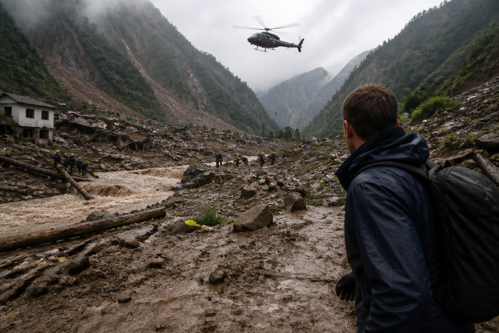 Modderstroom in Nepal vaagt dorpen weg; redding verloopt moeizaam