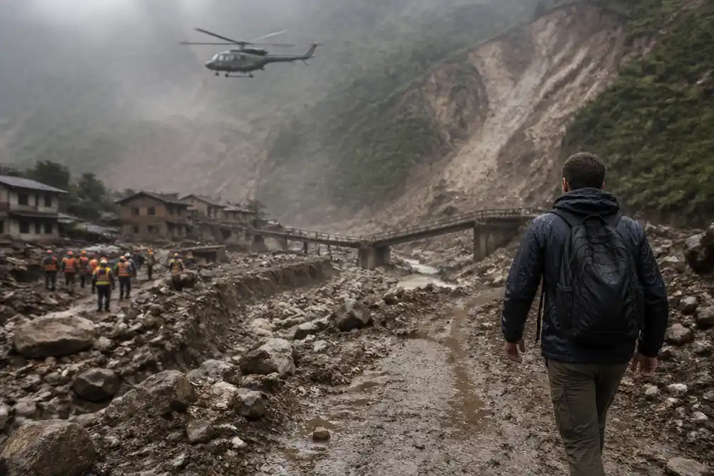 Modderstroom in Nepal vaagt dorpen weg; redding verloopt moeizaam