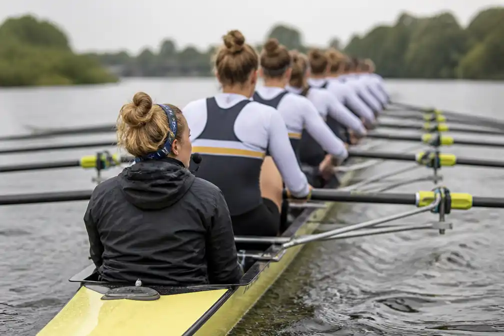 Stuurvrouw Dieuwke Fetter: exact 55 kilo wegen, sturen en motiveren in de acht