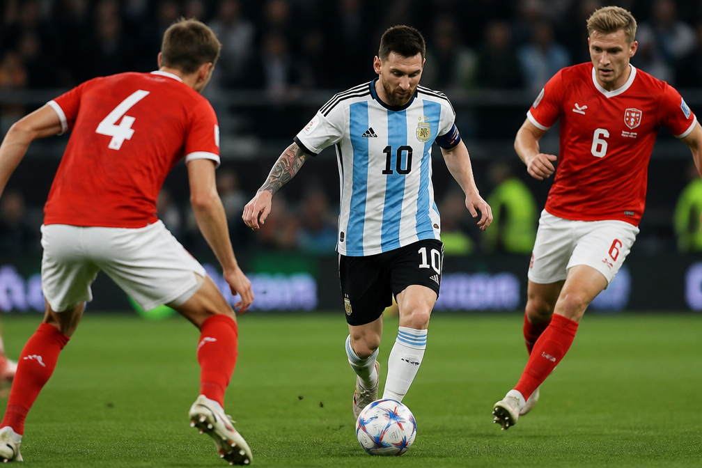 Messi na hattrick tegen Algerije tegen Oostenrijk