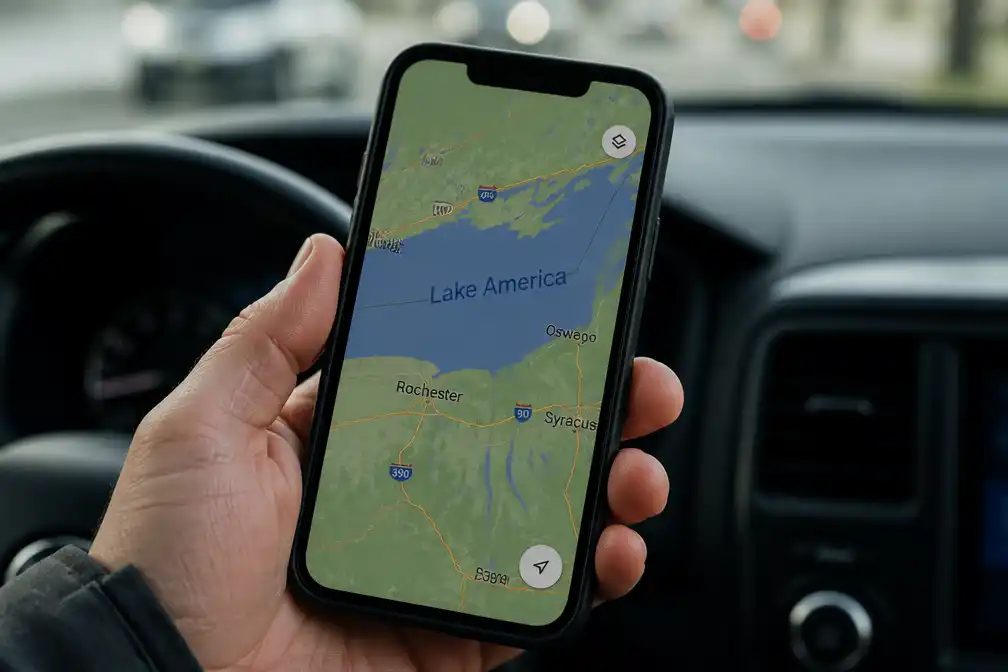 Google Maps hernoemt Ontariomeer voor Amerikanen naar Lake America