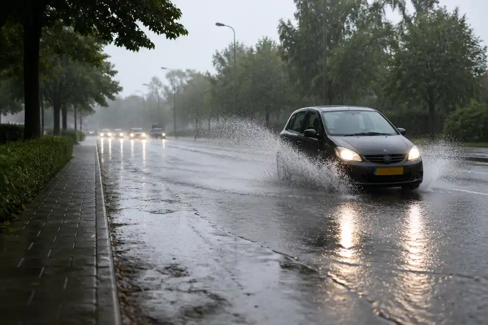 KNMI geeft code geel voor heel Nederland vanwege zware onweersbuien