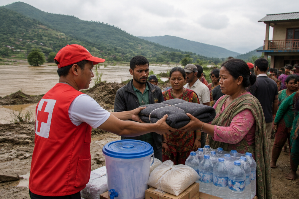 Rode Kruis haalt 1,6 miljoen euro op voor Nepal na overstromingen