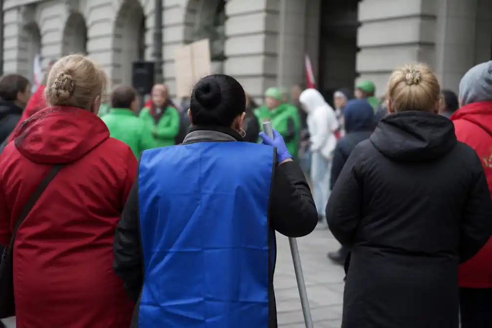 Actie in Antwerpse scholen tegen besparingen op schoonmaakpersoneel