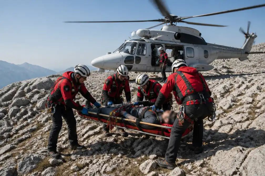 Nederlandse wandelaar (65) met helikopter gered in Biokovo-gebergte