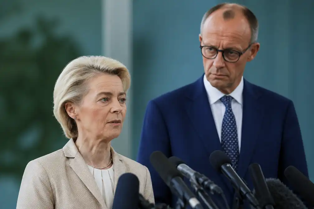 Von der Leyen: Duitse sancties tegen Rusland sterk signaal