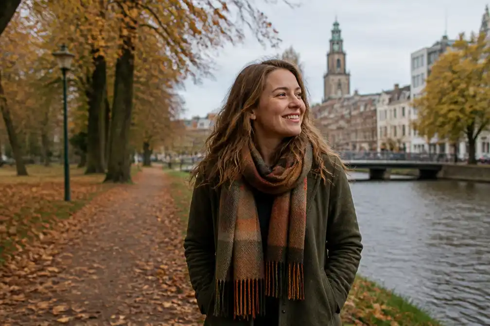 Nienke (28) uit Groningen bloeit op als de zomer verdwijnt: 'Dan voel ik me weer wat meer mens'