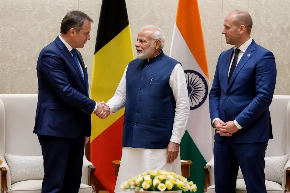 De Wever ontmoet Modi in India, militaire banden België-India nauwer