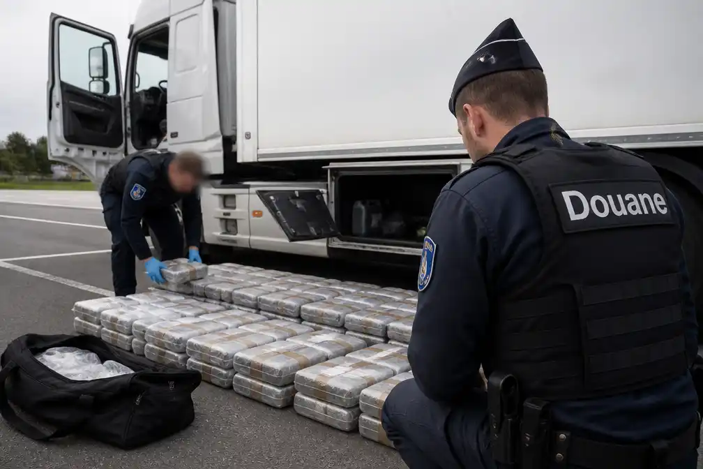 Nederlandse trucker in Frankrijk opgepakt met ruim 230 kilo cocaïne