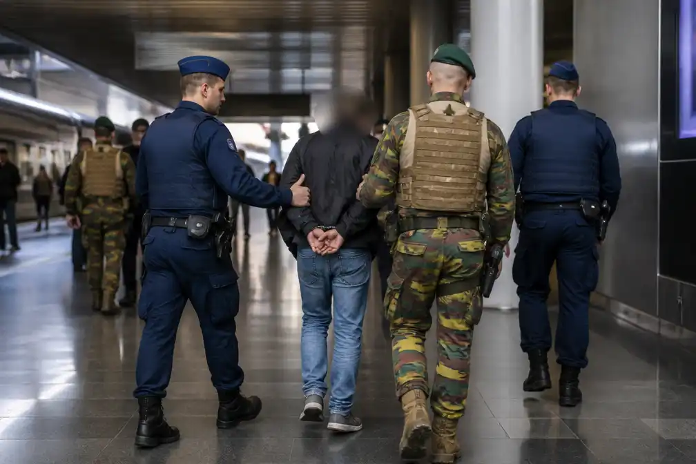 Man met kalasjnikov opgepakt in station Brussel-Zuid