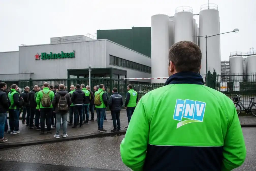 FNV kondigt drie uur durende staking aan bij Heineken-brouwerijen
