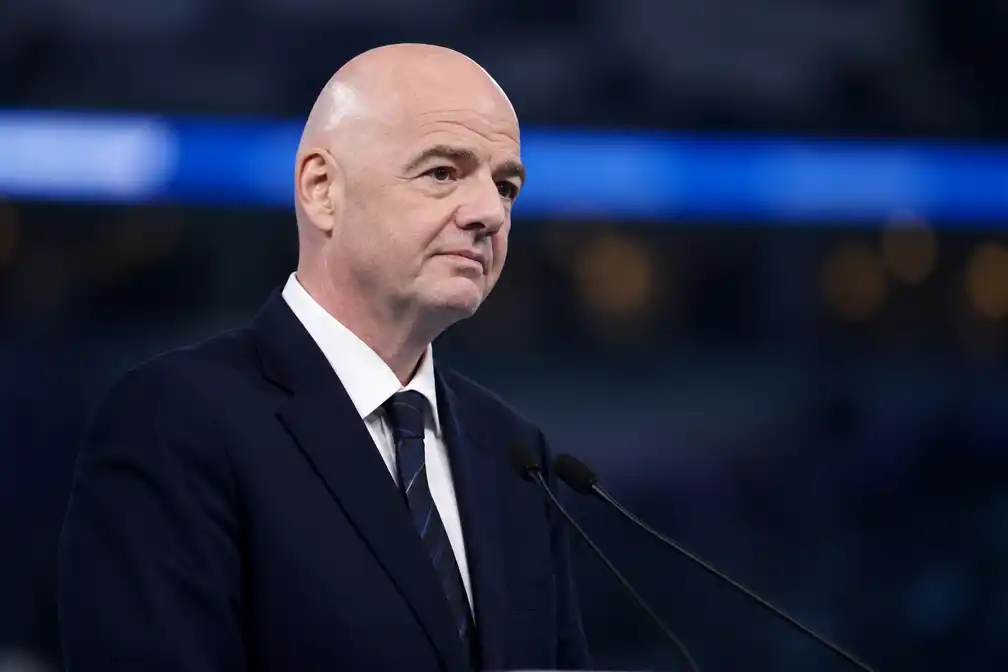 FIFA-president Infantino bij openingsduel WK voetbalsters onder 20