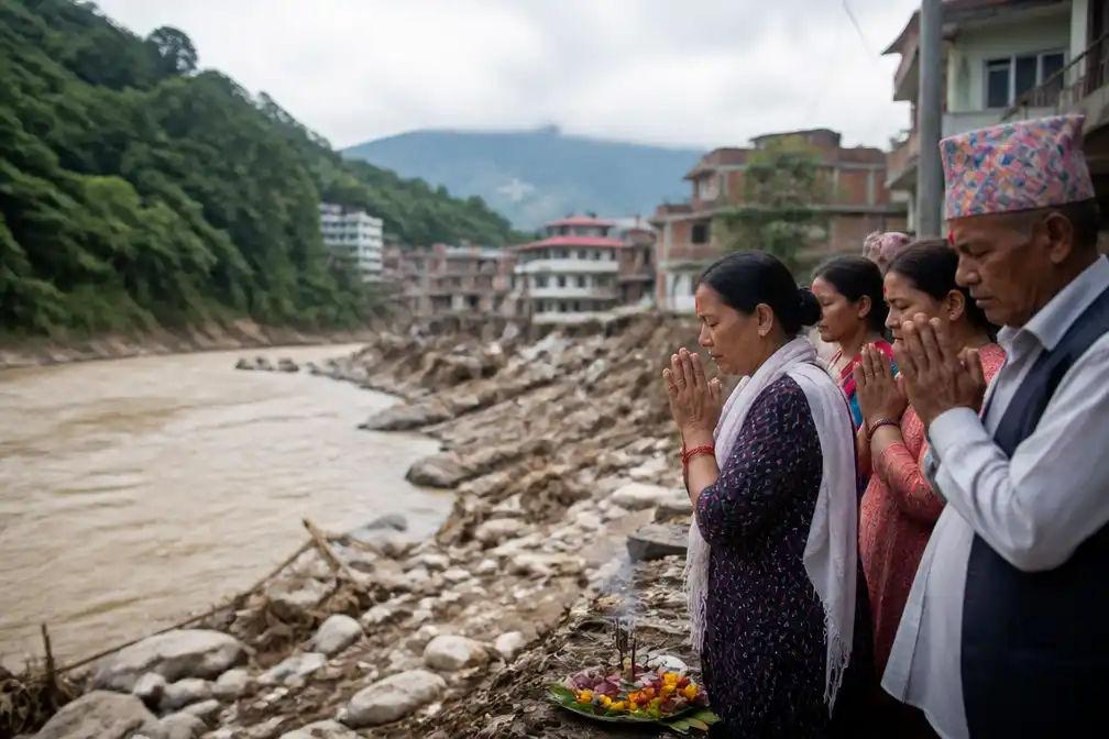 Nepal houdt nationale rouwdag na vloedgolf, zoektocht naar overlevenden gaat door