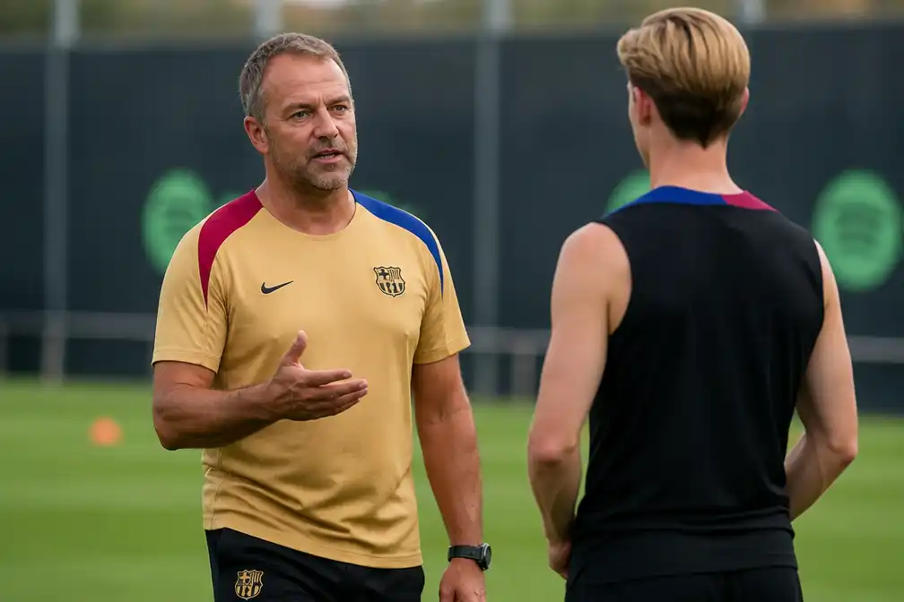 Flick hoopt dat De Jong na interlandperiode terugkeert bij Barcelona