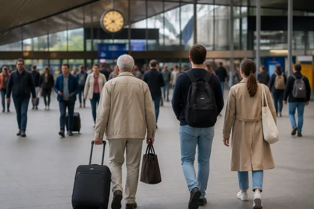 CBS: elke nieuwe generatie rijker, maar reizigers in Rotterdam Centraal betwijfelen dat