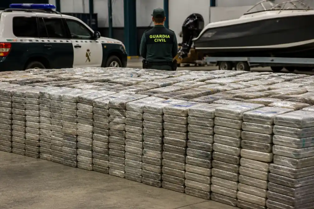 Spaanse politie vindt 1.283 kilo cocaïne, exacte hoeveelheid uit dreigvideo aan Jan G.