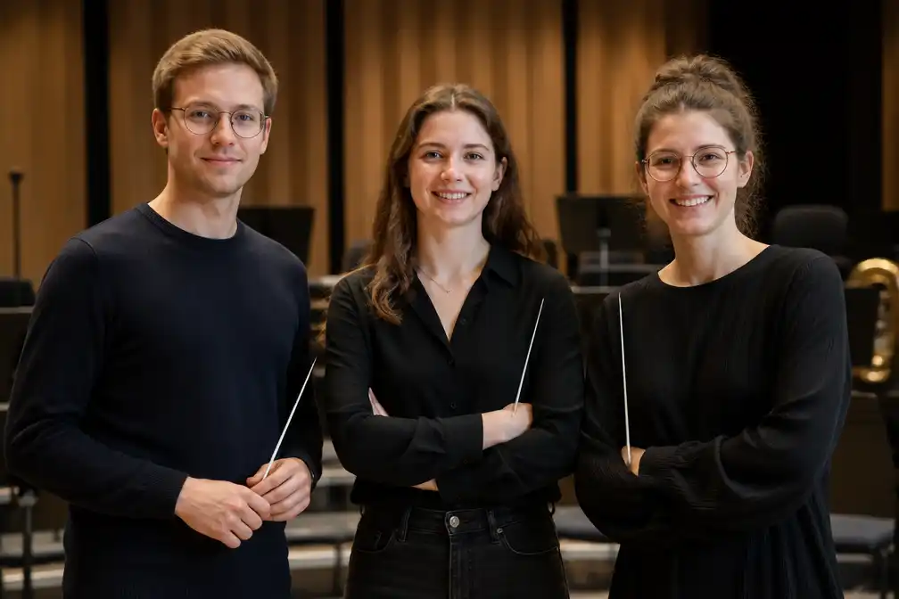 Het Gildemuziek verwelkomt twee nieuwe dirigenten naast Kaatje Chiers
