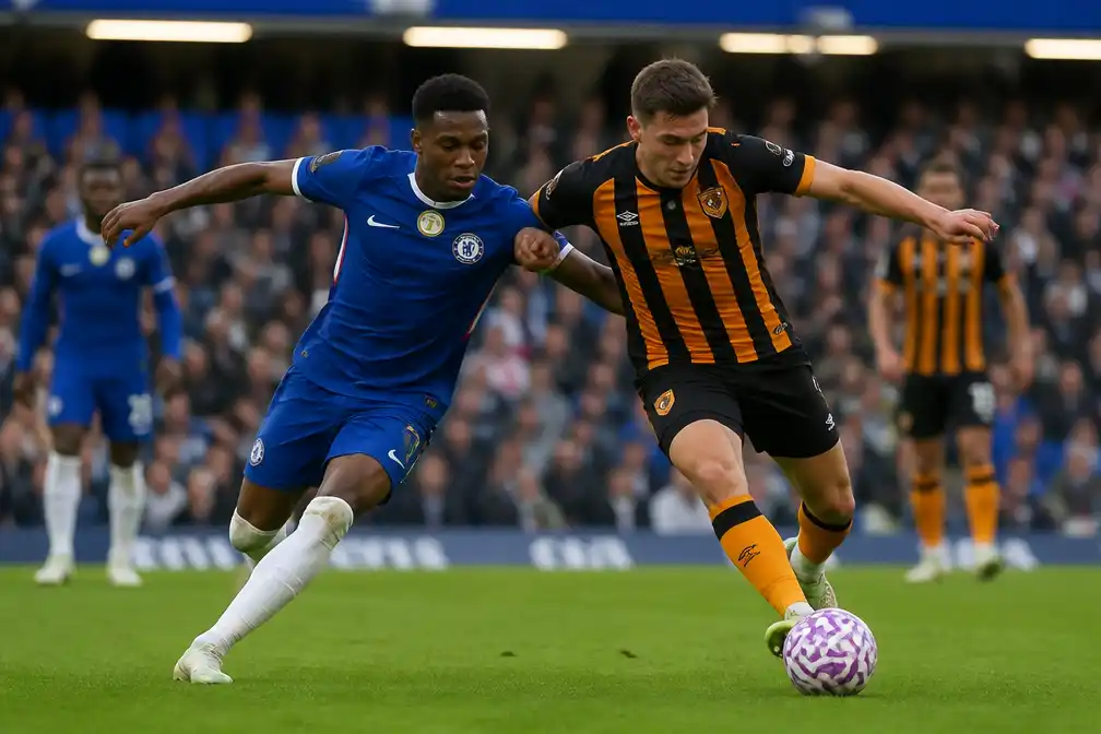 Ongeslagen Hull City houdt Chelsea op 2-2 en staat derde