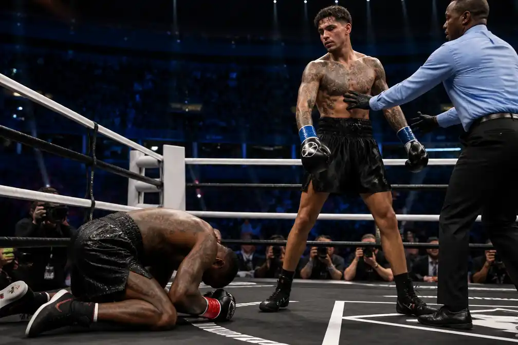 Garcia stopt Benn in tweede ronde en behoudt WBC-weltitel weltergewicht