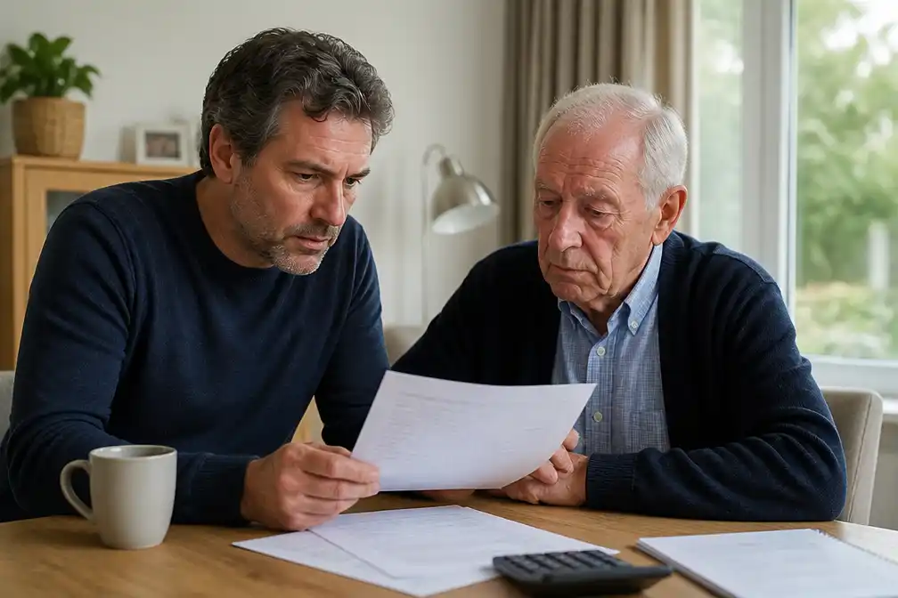 Mark Leunenberg (55) ontdekte pas na maanden dat zijn dementerende vader geld weggaf