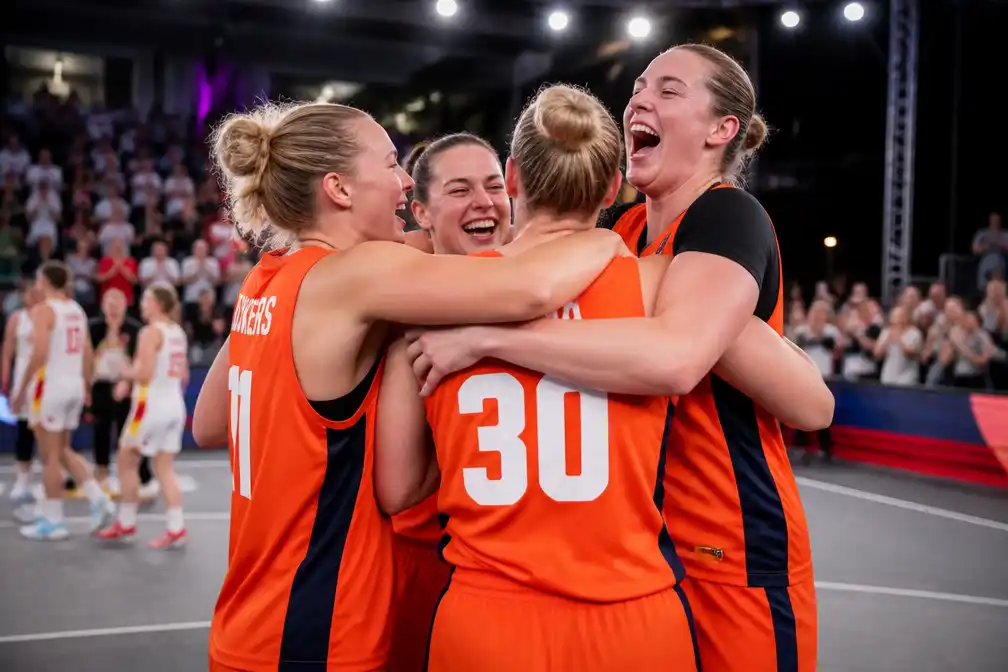 Nederlandse vrouwen prolongeren Europese 3x3-titel, mannen verliezen finale