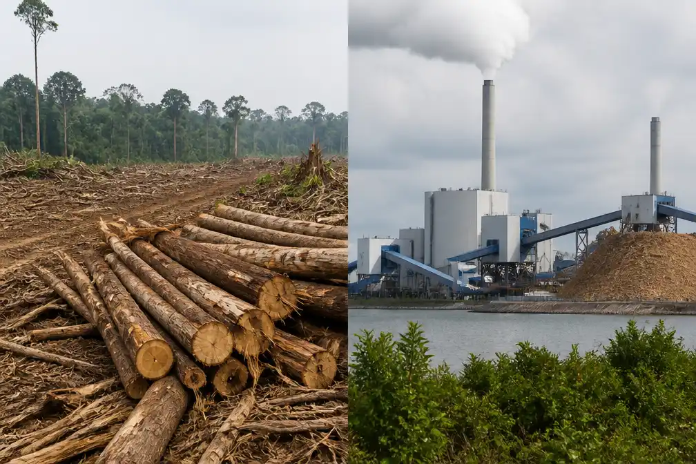 Comité Schone Lucht daagt Staat voor rechter om Maleisisch biomassa-hout