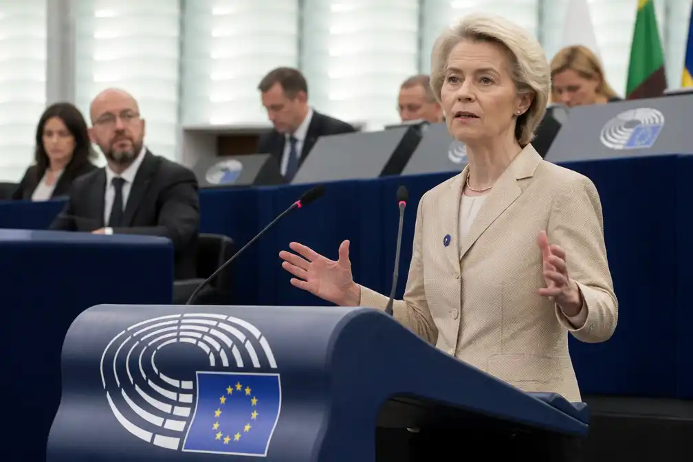 Von der Leyen houdt State of the Union, Michel valt haar leiderschap opnieuw aan