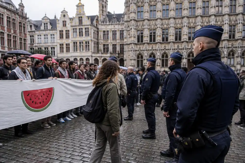 KU Leuven-rector hoopt nog op 13 Gazaanse studenten, academiejaar opent met protest