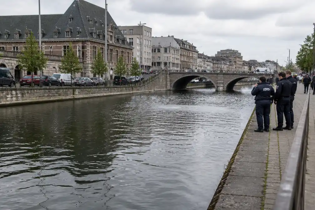 Man overleden nadat hij in Brussels kanaal bij Vlaamsepoort sprong