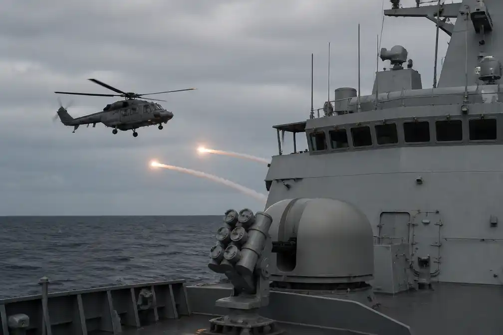 Rusland onderscheidt commandant die lichtkogels op Deense helikopter afvuurde