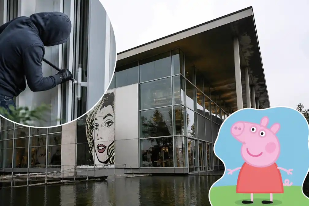Bedenker Peppa Pig bestolen door Roemeense bende achter Kunsthalroof 2012
