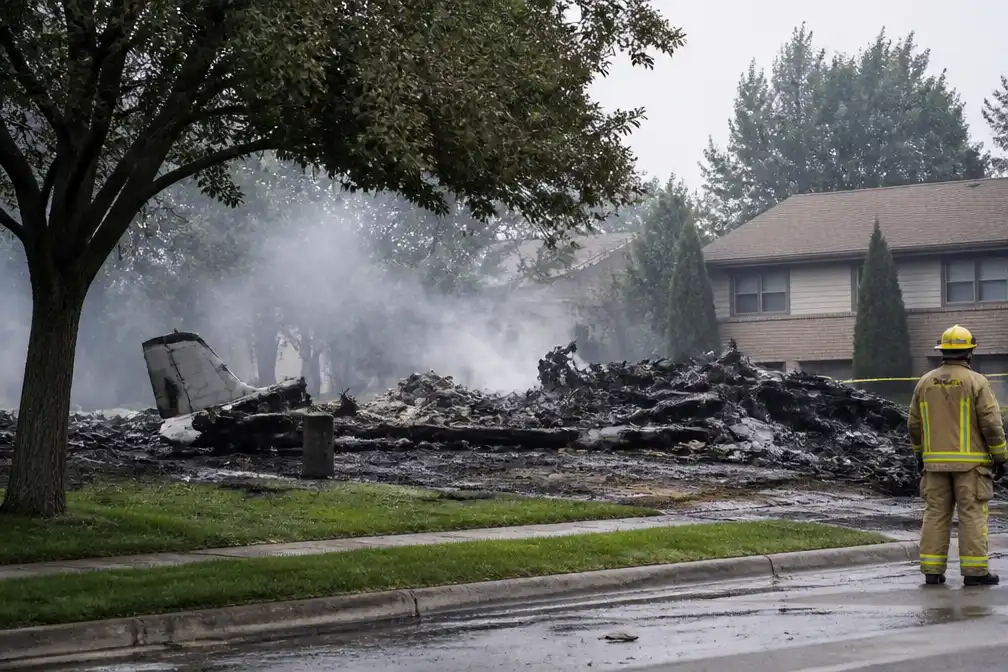 F-16 stort neer bij woongebied in Michigan, piloot in stabiele toestand