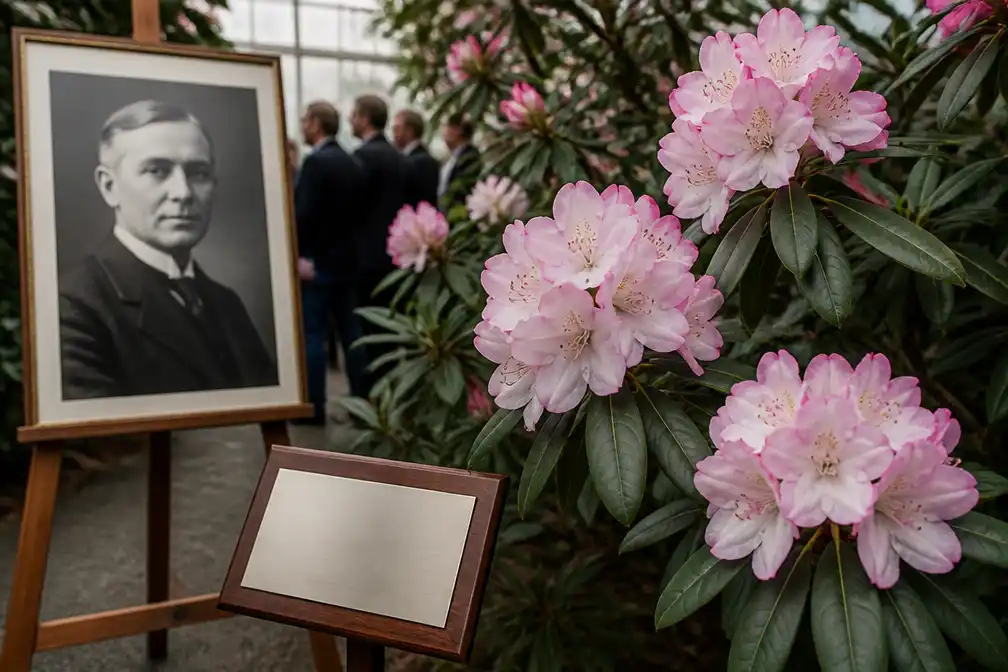 Chinese rododendronvariëteit vernoemd naar Nobelwinnaar Maurice Maeterlinck