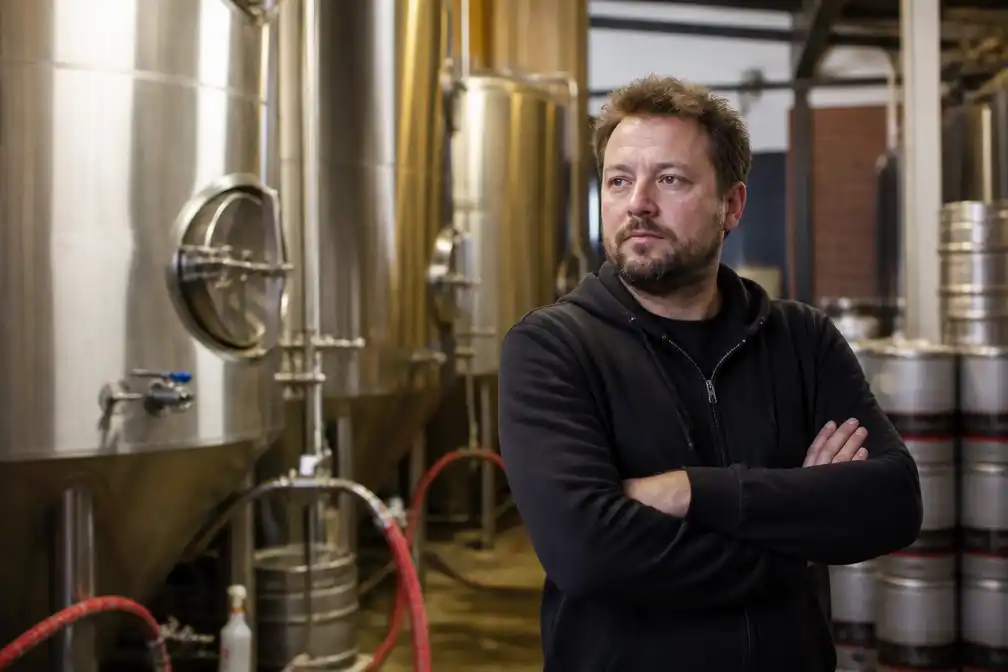 Brouwer Koen Overeem uit Amersfoort vreest dat accijnsstijging lokale brouwerijen treft