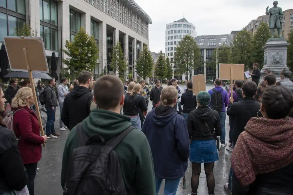 Ongeveer dertig mensen bij tegendemonstratie op Spuiplein in Den Haag