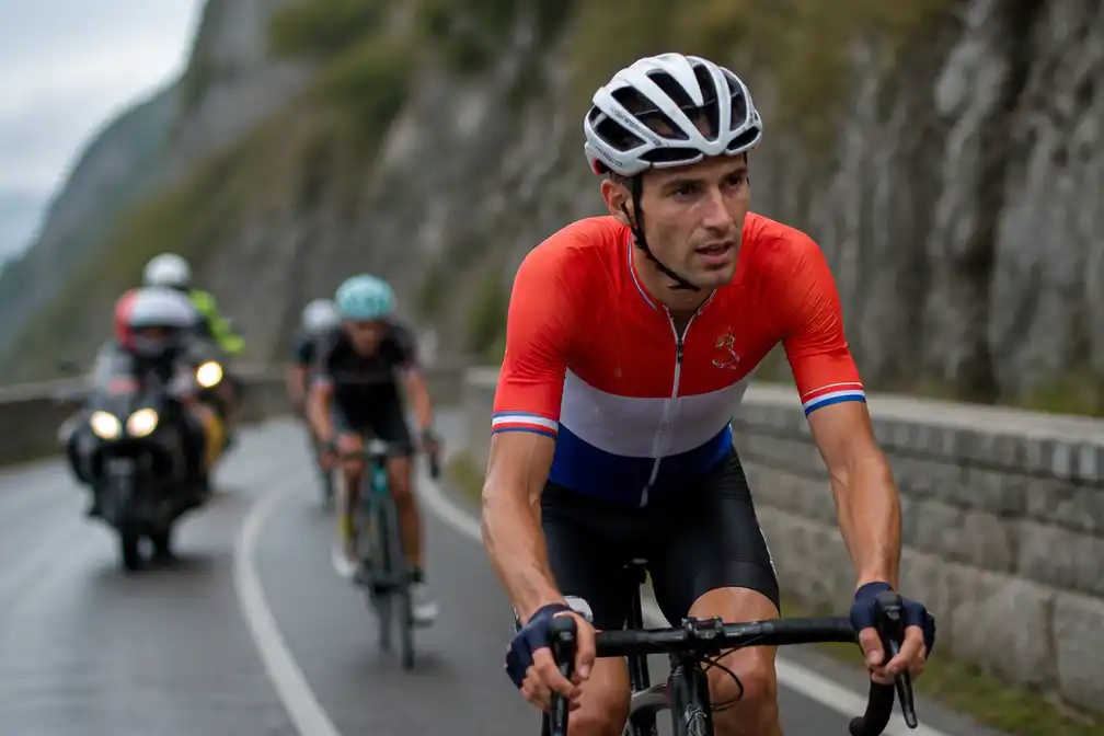 Wout Poels (38) kopman van jonge Nederlandse ploeg op EK wielrennen in Ljubljana