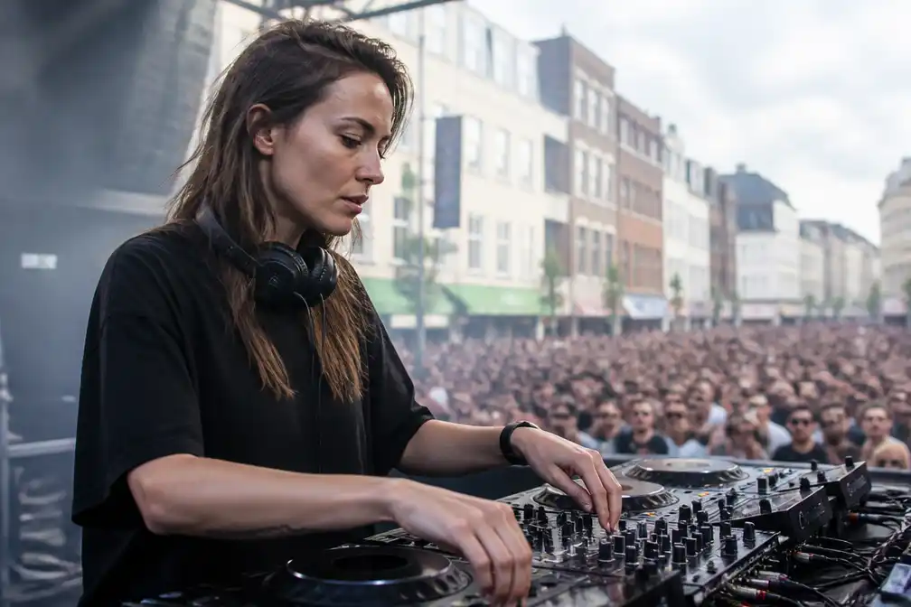 Charlotte De Witte speelt gratis dj-set in Gentse Overpoortstraat