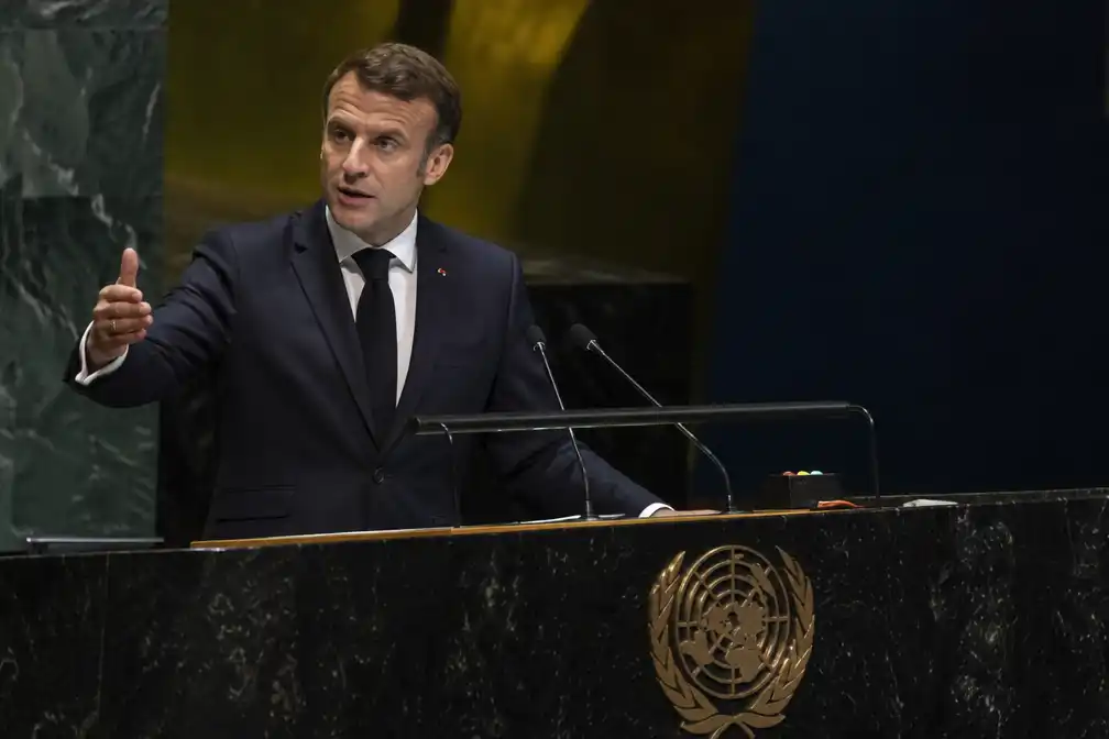 Macron verwijt internationale gemeenschap lakse houding over Gaza bij de VN