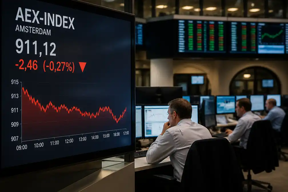 AEX sluit met klein verlies in afwachting van gesprekken Trump en Xi