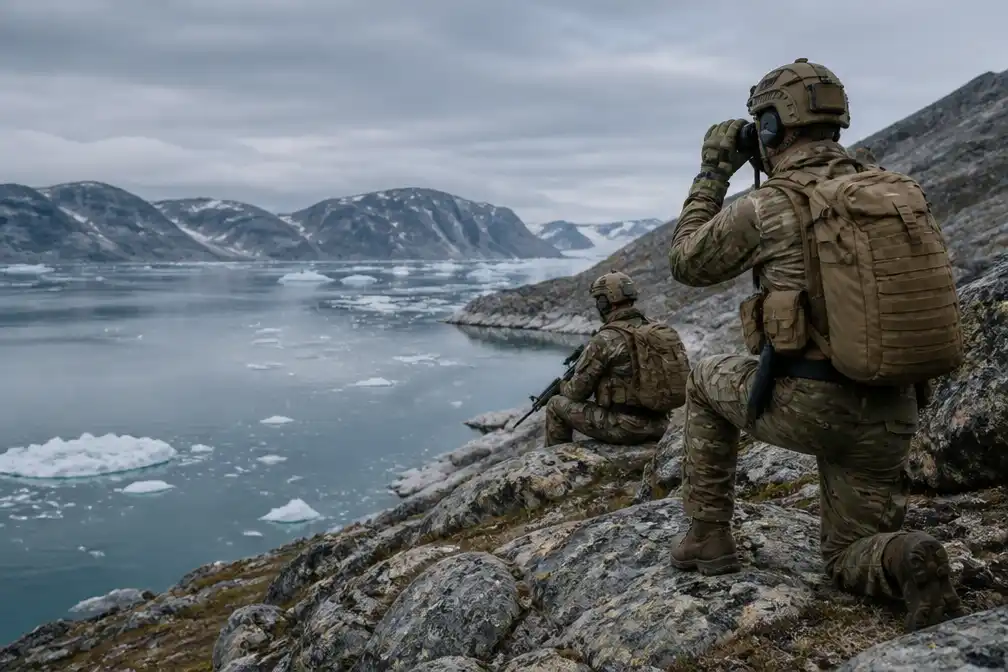 Nederlandse mariniers verkennen voor het eerst Groenland