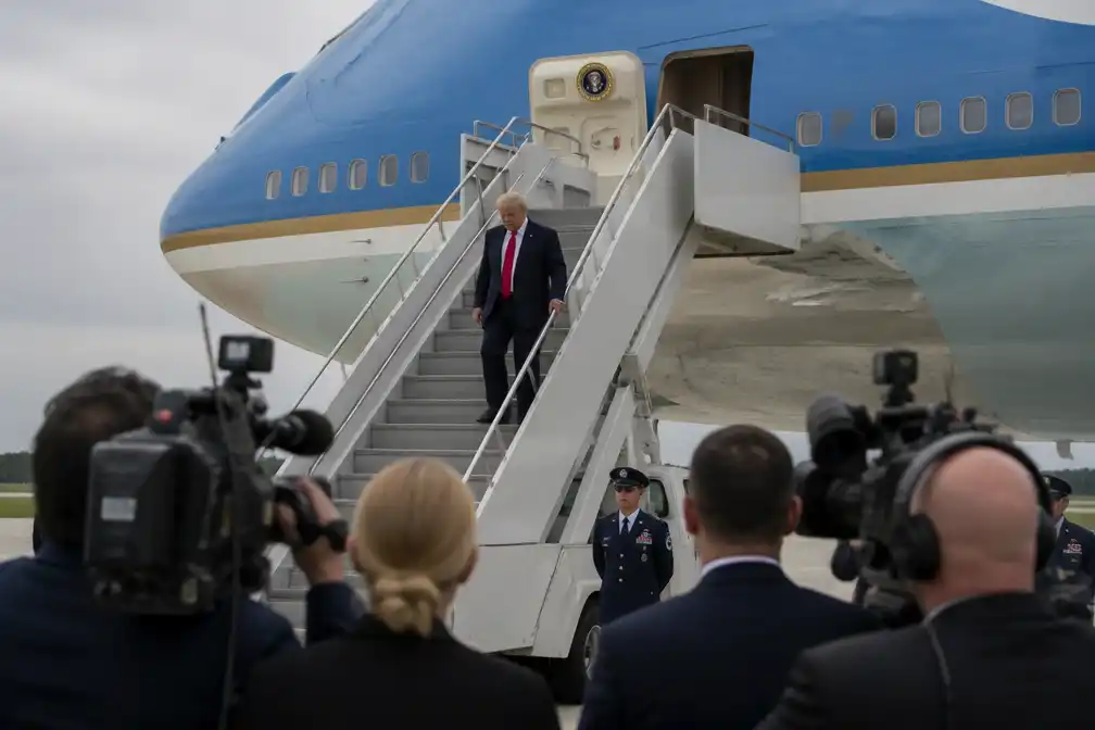 Witte Huis weert CNN van Air Force One tijdens reis naar Tennessee