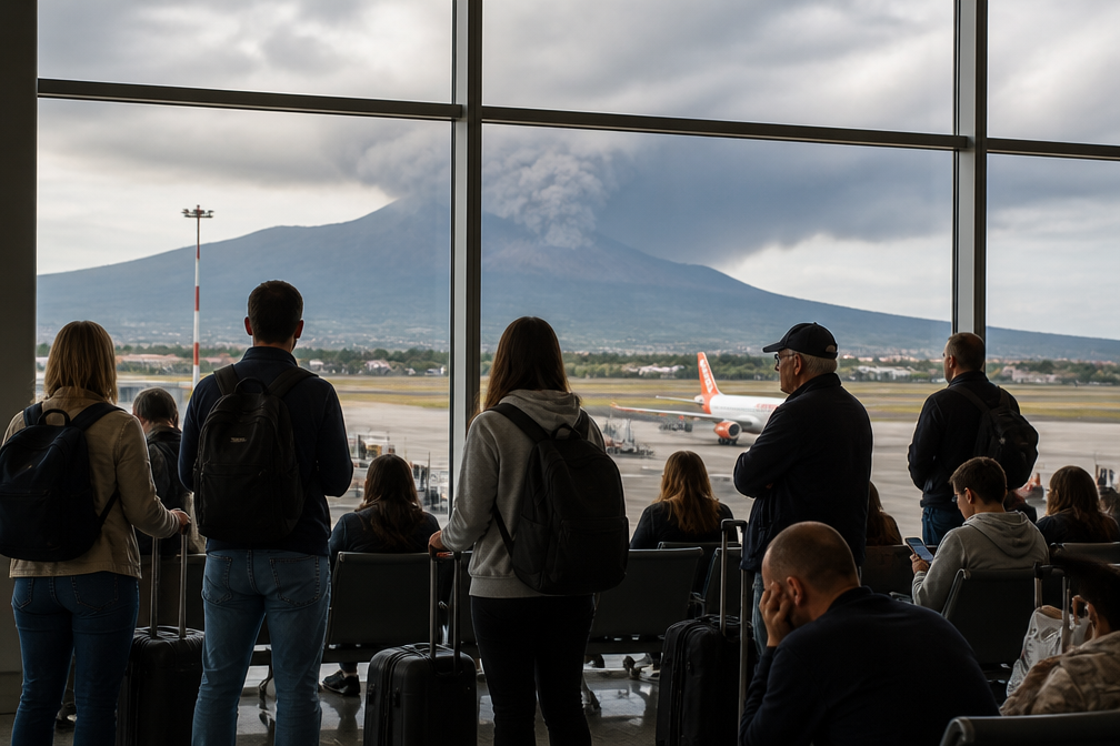 As wolk van Etna verstoort vliegverkeer op luchthaven Catania