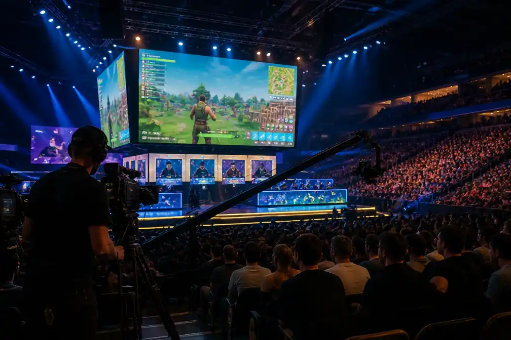 WK Fortnite in Antwerpen: politie moet streamer Lacy uit massa fans ontzetten
