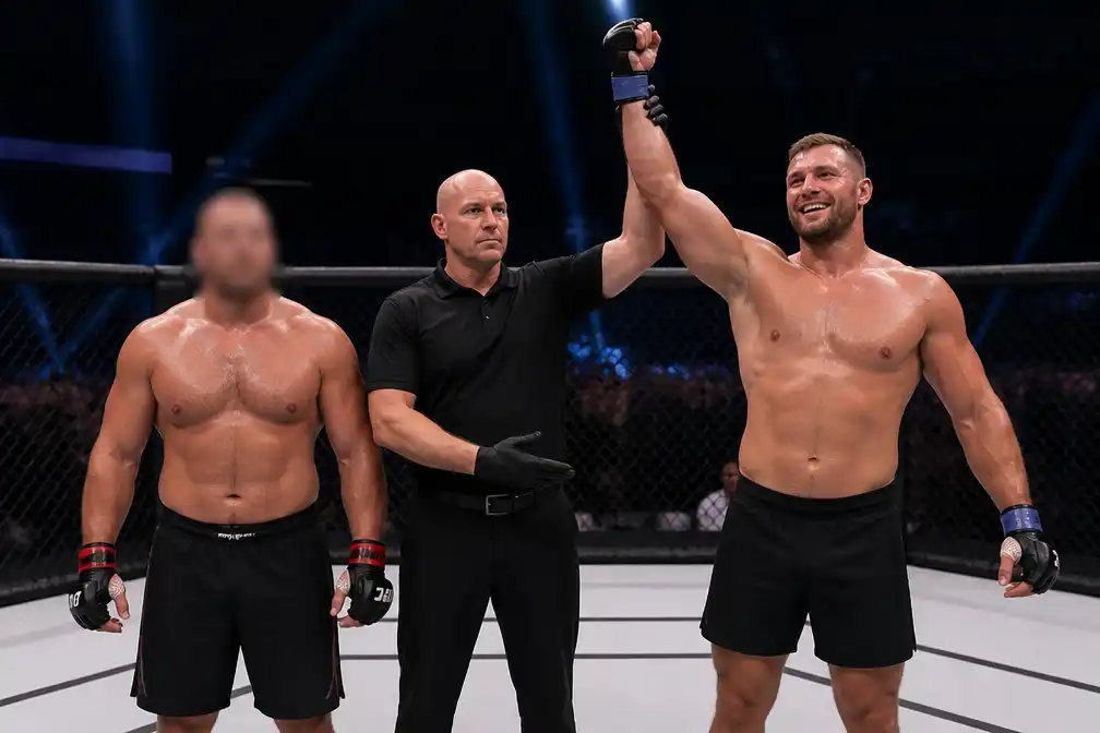 Levi Rigters en Roy Meyer winnen MMA-debuut binnen een minuut