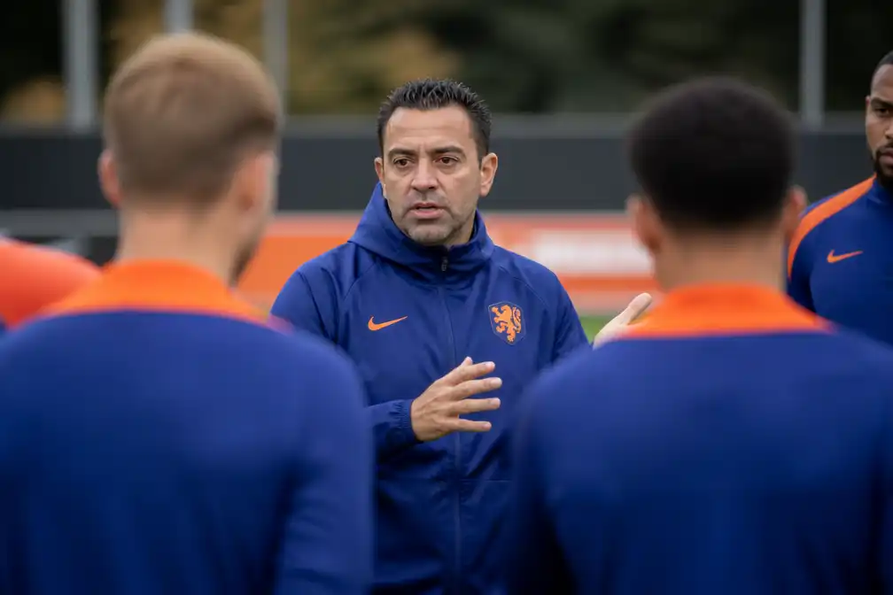 Xavi Hernández laat Oranje-spelers twee uur voor aftrap weten of ze starten