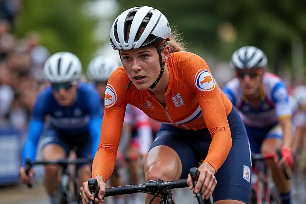 Demi Vollering krijgt boete en gele kaart van UCI na WK-titel