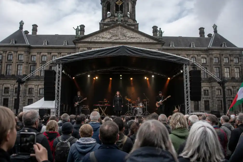 Eefje de Visser en IJSLAND steunen 3000 actievoerders op de Dam